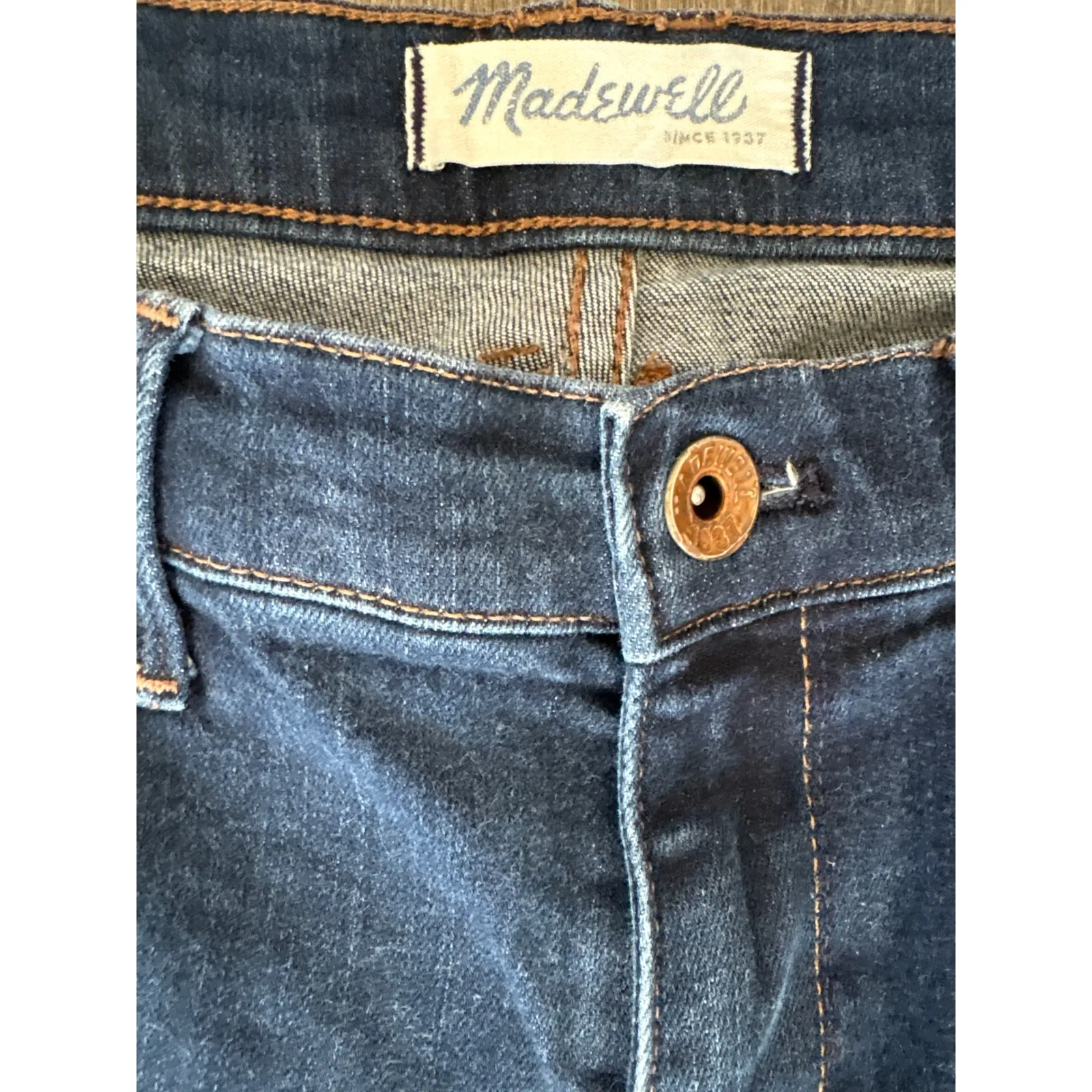 Madewell Women's Size 29x32 Dark Wash Skinny Jeans Classic Fit - Image 2