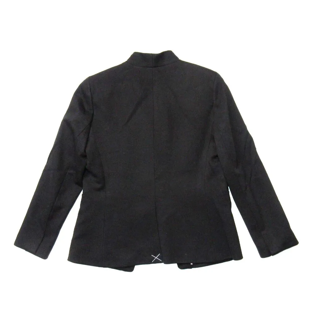 NWT J.Crew Going Out Blazer in Black Stretch Twill Open Front Jacket 6 - Image 4