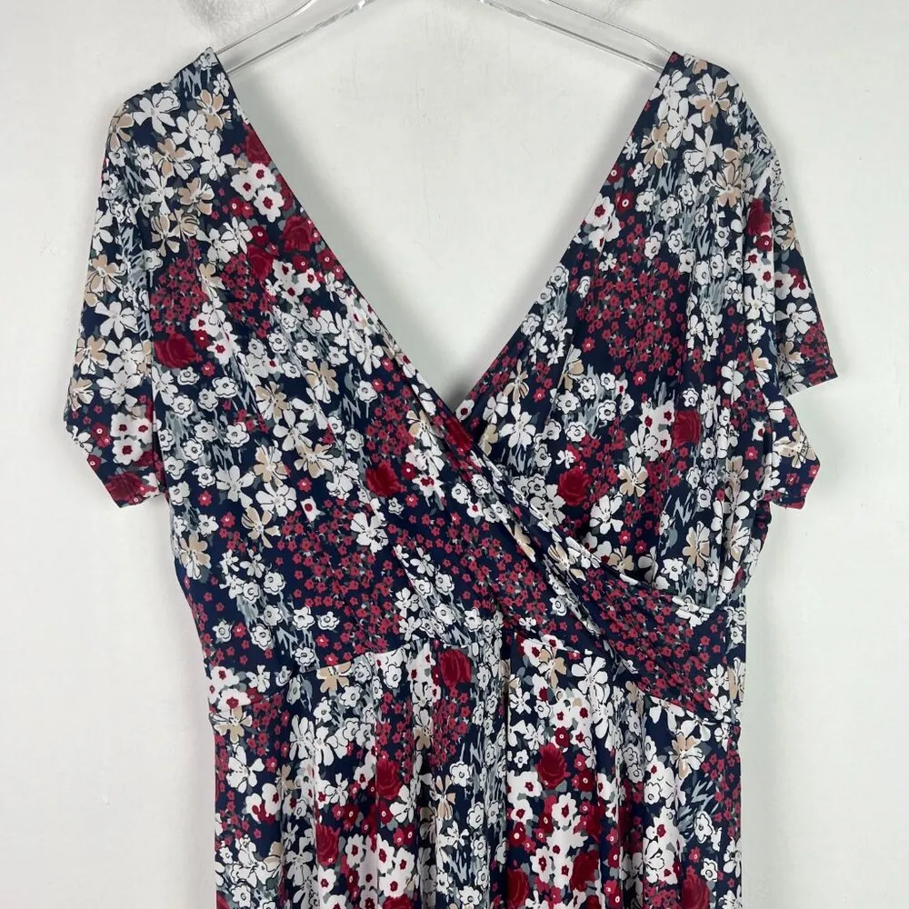 NWOT Kaileigh Amandine Knit Dress Mini Navy Plus Size 2X NEW - Image 9