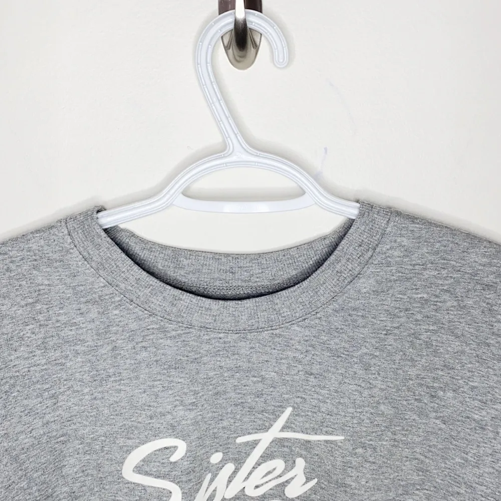 Madewell Mile(s) Sister heather grey graphic sweatshirt size M - Image 38