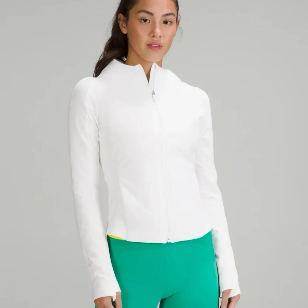 Lululemon NEW  Push Your Pace Jacket White - Image 10