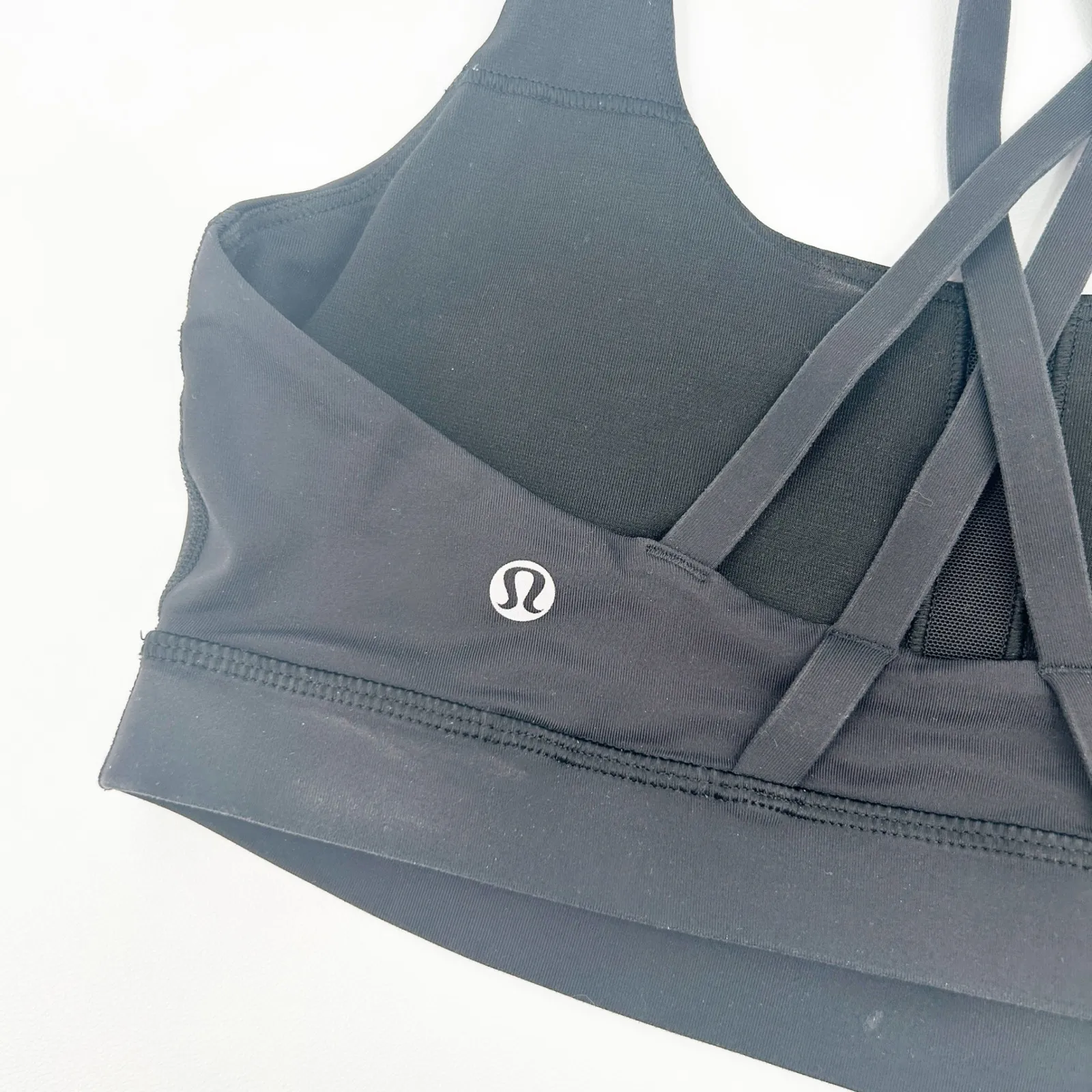 Lululemon Womens Luxtreme Criss Cross Back Energy Sports Bra Workout‎ Yoga Gym - Image 5