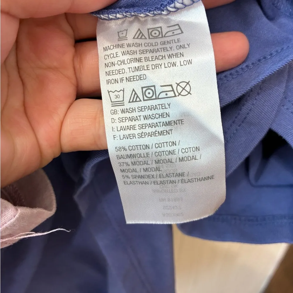 Isaac Mizrahi Live! Blue Elbow Sleeve Peplum Flounce Knit Top Plus Size 1X - Image 4