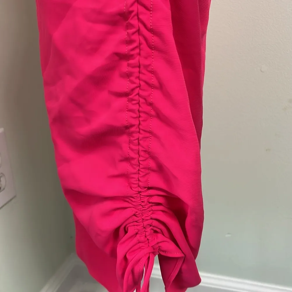 Amanda Uprichard Nessa Pink Begonia Sleeveless Bodycon Mini Dress - Image 8