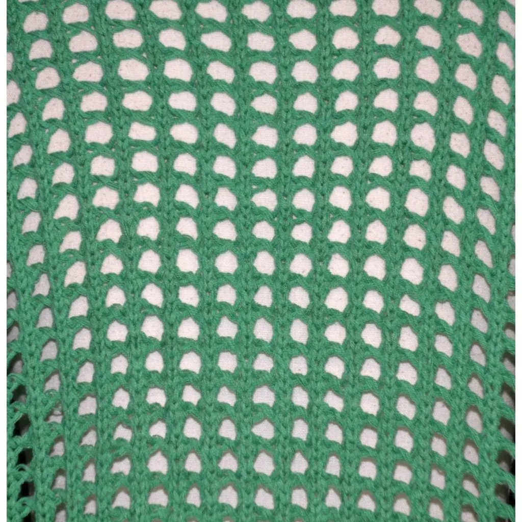 Dear John Green Open Knit Boat Neck Sweater Ladies Size M Long Sleeve Layering - Image 6