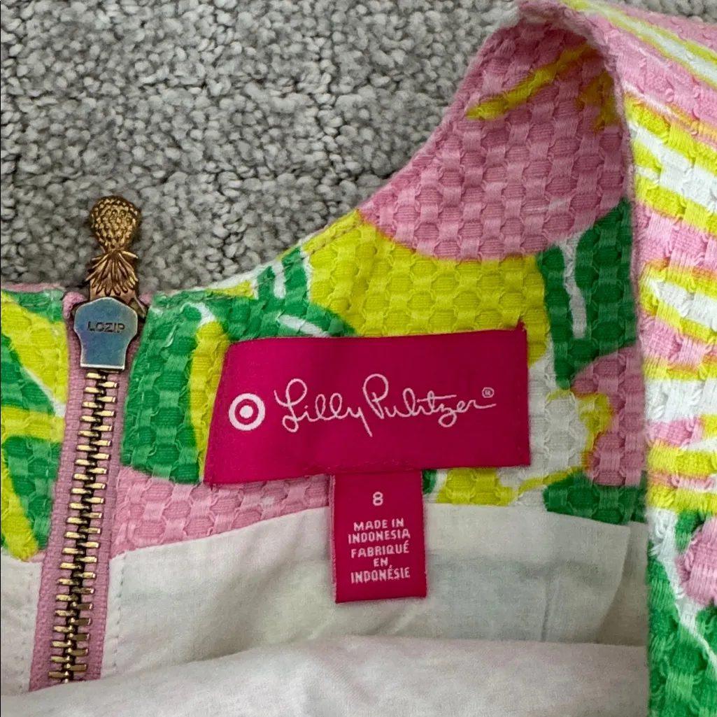 Lilly Pulitzer x Target fan dance flamingo shift dress - Image 4