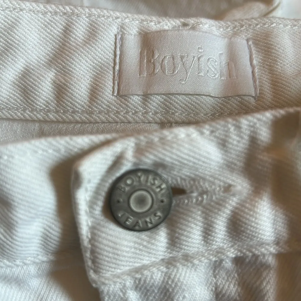 Boyish by Her White Vertigo Avery Button Fly Denim Jeans Size 25 - Image 3