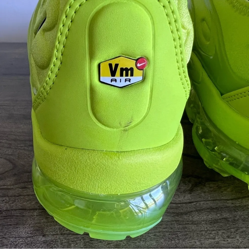 Nike Air VaporMax Plus Tennis Ball Yellow Women's Shoe Size 7.5 #121 - Image 6