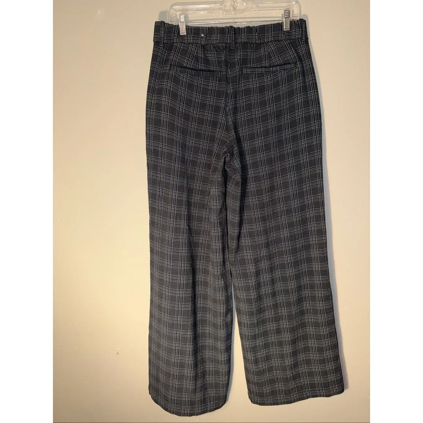 American Eagle Stretch Plaid Wide Leg Trouser size 10 - Image 9