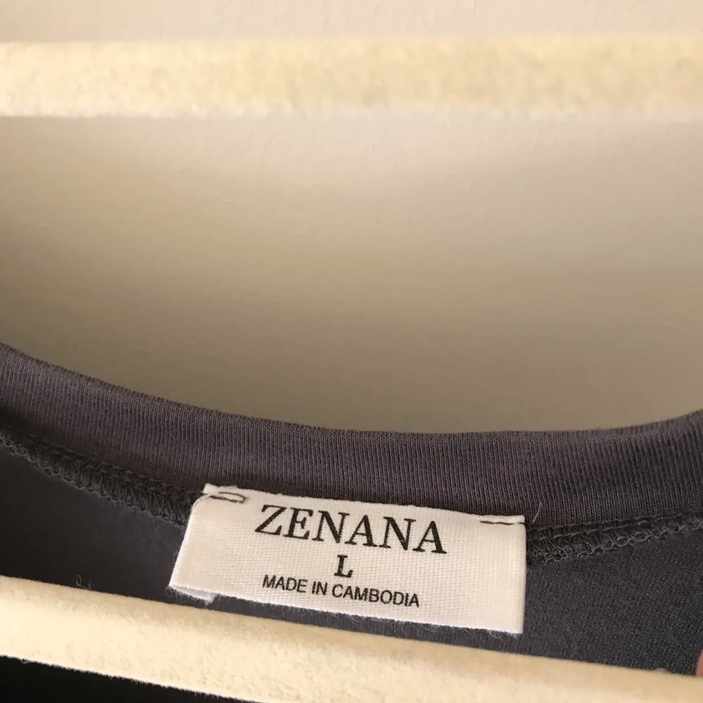 Three Birds Nest The Perfect Pocket Tee Maxi Dress in Charcoal NWOT Gray Size L - Image 5