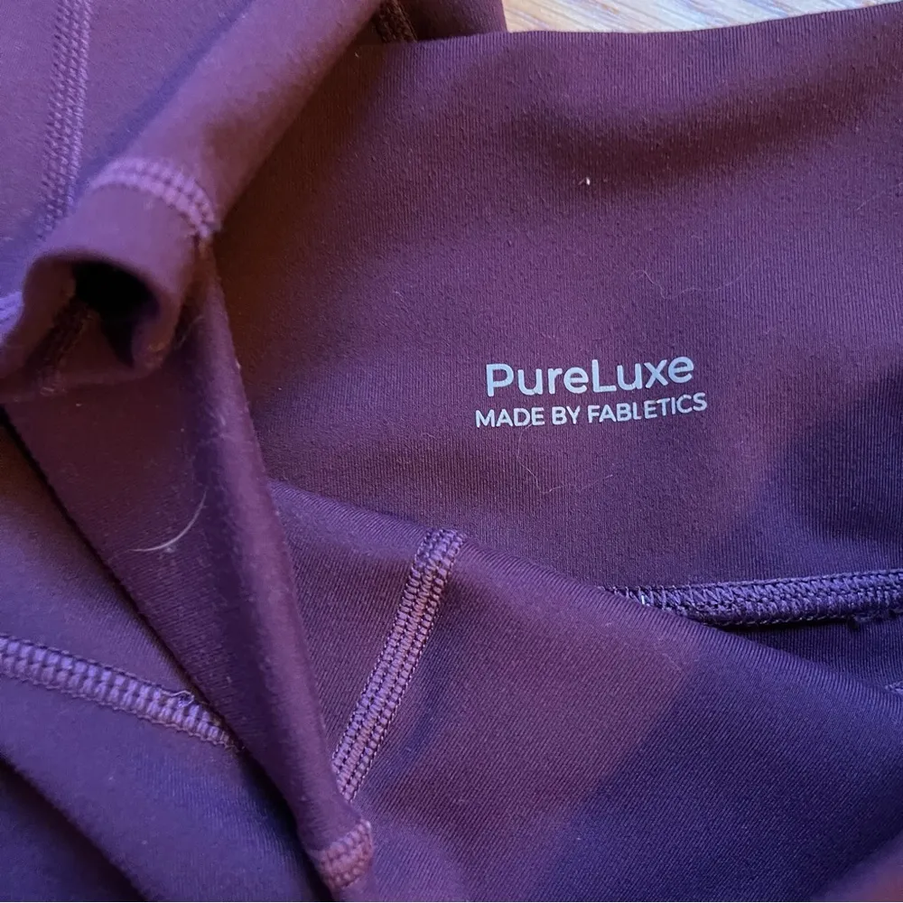 Fabletics pure luxe eggplant purple leggings - Image 5
