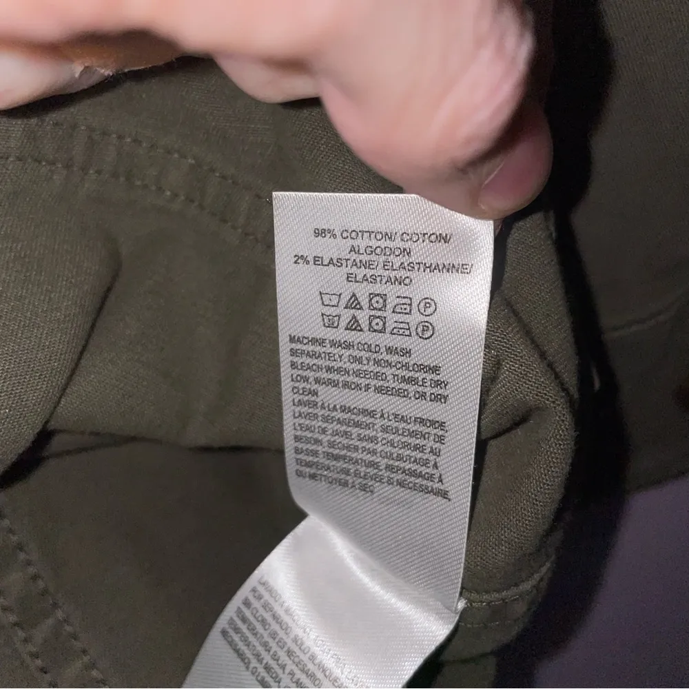 Lucky Brand M Cargo Utility Coat Green Hooded Jacket - Image 5