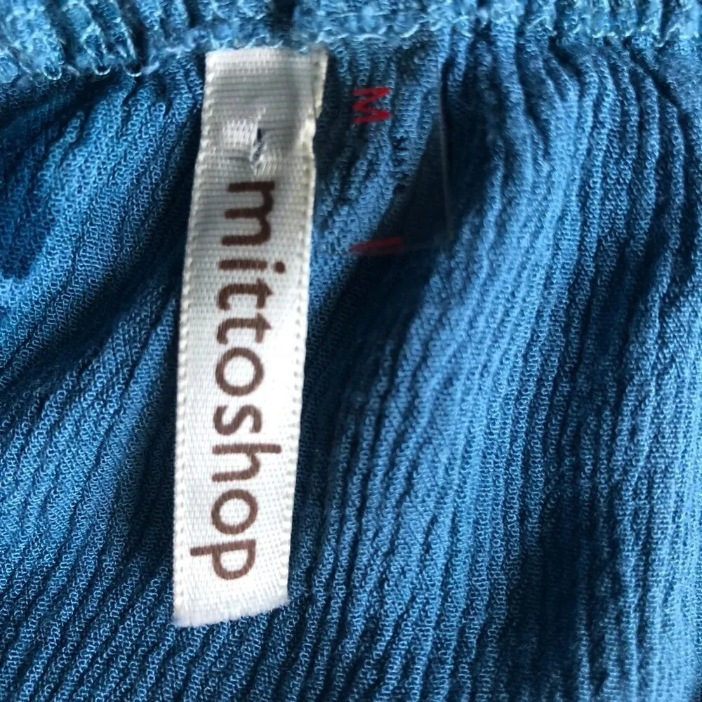 Mittoshop Off-shoulder Snake Print Flowy Blouse - Image 4