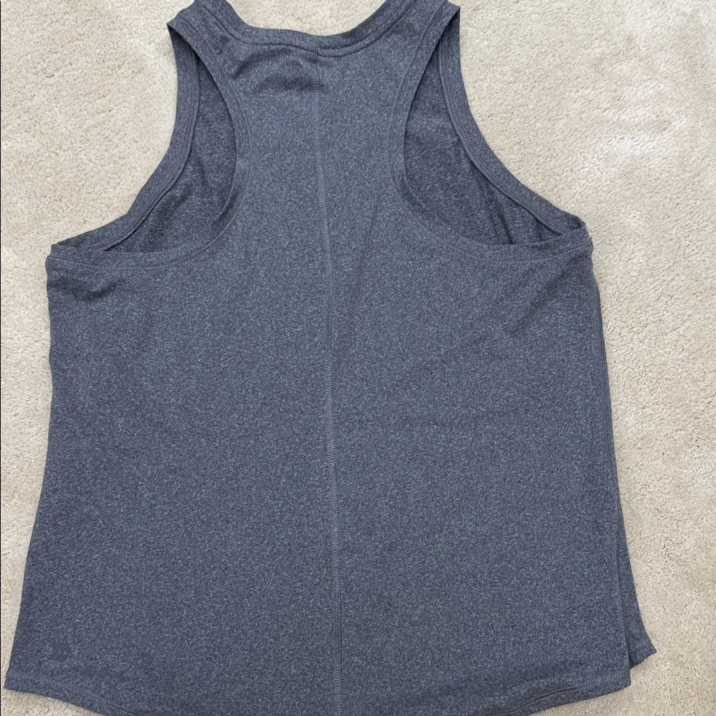 Women's Sleeveless workout Tops - Gray and Burgundy - Image 4