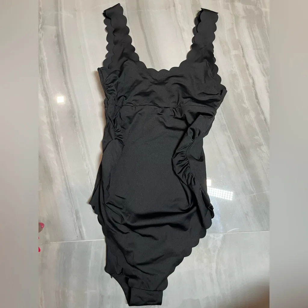 Maternity Pregnancy Swimsuit, S Size Black - Image 4