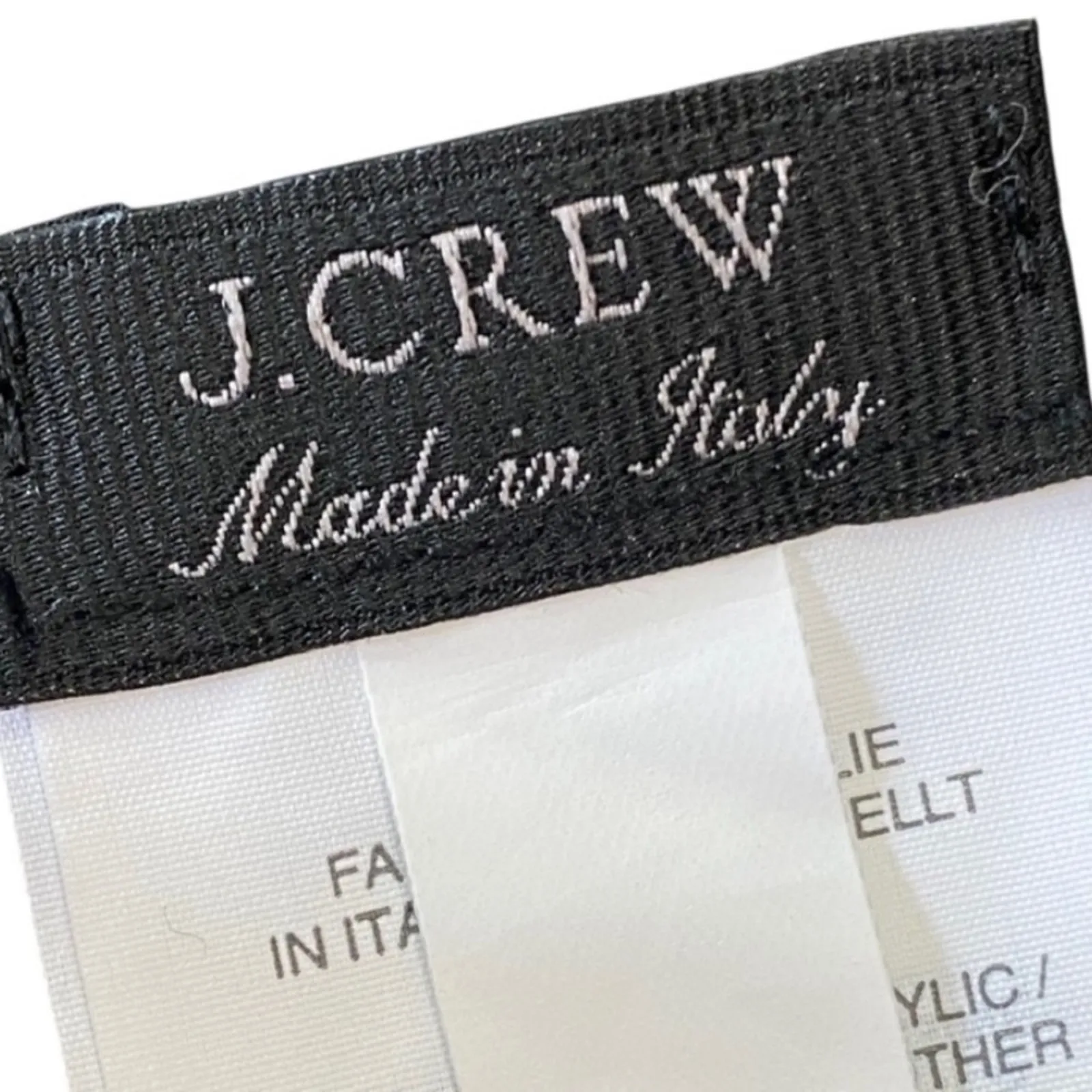 J. Crew Black and White Plaid wool blend poncho Shawl - Image 5