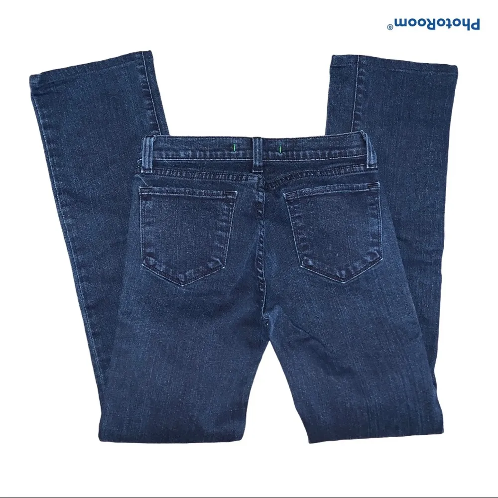 J Brand Straight Leg Dark Wash Mid Rise Jeans 26 - Image 3