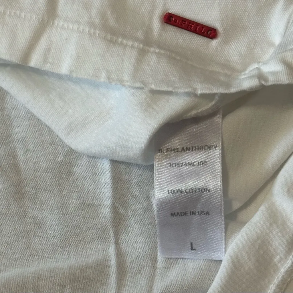 n:PHILANTROPHY NWT Women’s Size L White Cotton Sleeveless Tank Top - Image 5