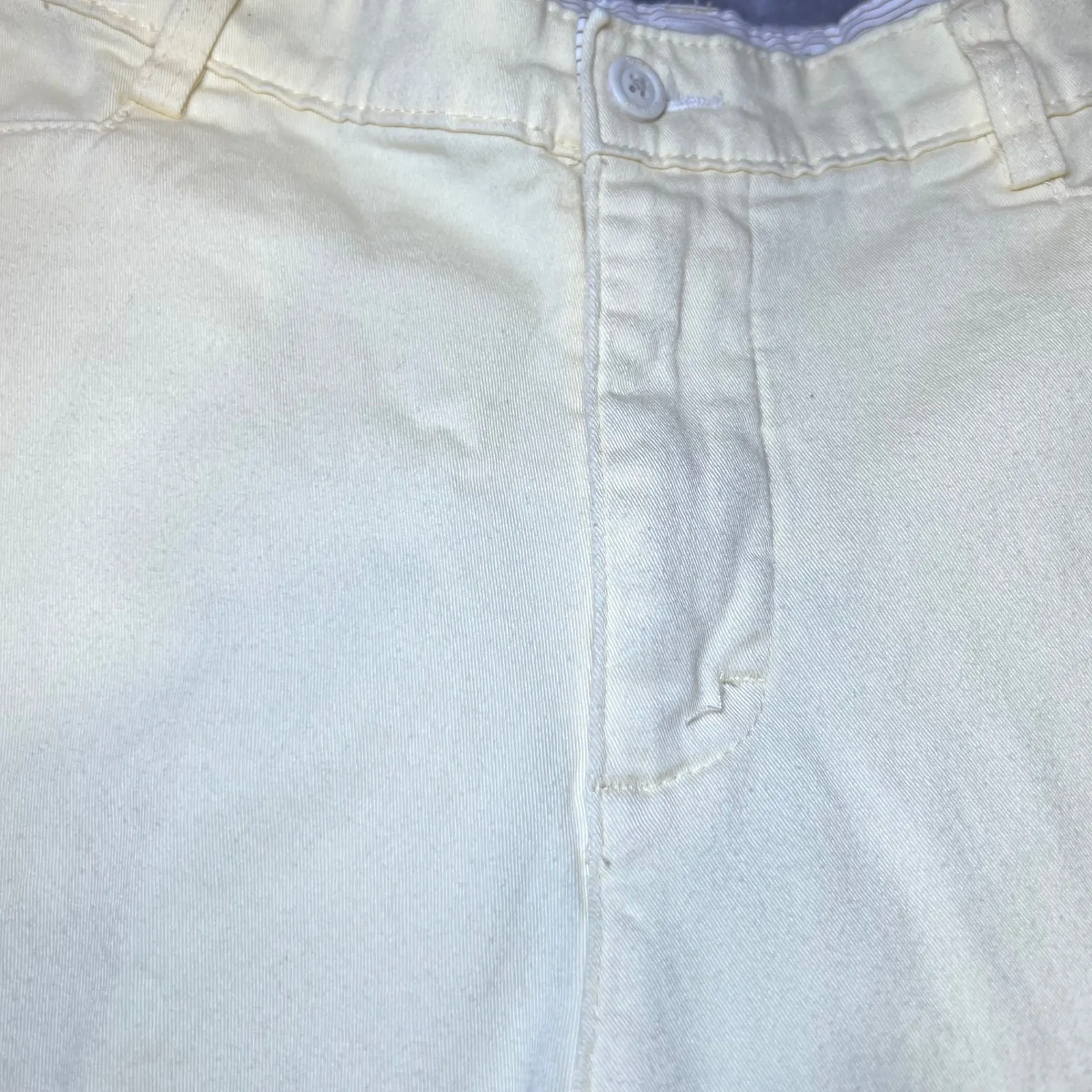 Lee Capri Pants Womens 14 Petites Yellow Comfy Stretch Casual Fall Spring - Image 8