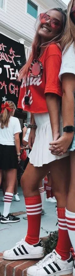 White Cheer/Tennis Skirt Size L - Image 3