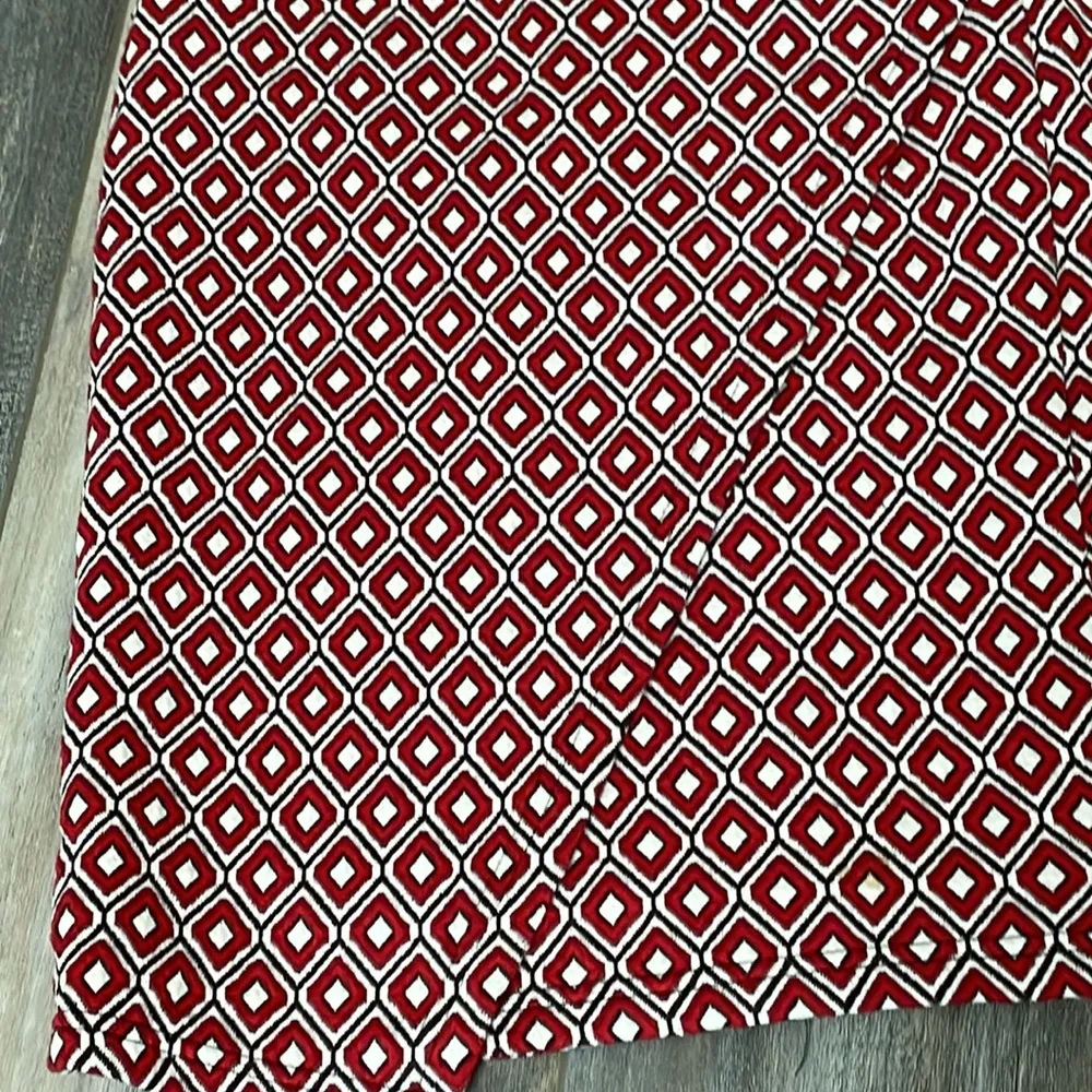 ANTHROPOLOGIE Maeve Wiles jacquard geo knit wrap skirt - Image 3