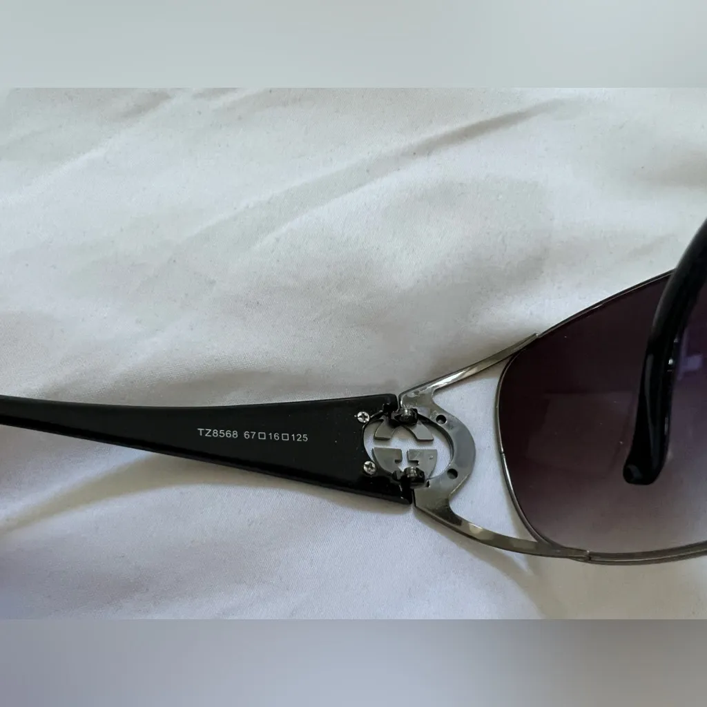 GUCCI 2 TONE PURPLE Sunglasses MODEL TZ8568 SIZE 67 16 125 MADE IN ITALY-USED - Image 10