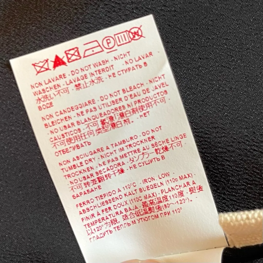 Marni Black Boxy Long Sleeve Blouse Size 40 - Image 6