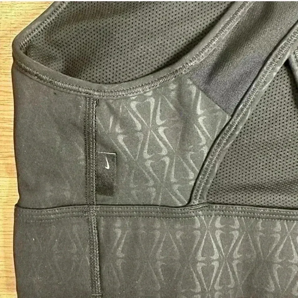 Nike Dri-FIT Swoosh Black Crossback sports Bra DM0553 010 - Image 3