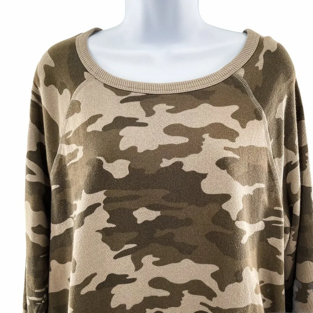 Universal Threads Universal Thread Camo Long Sleeve Sweatshirt - Image 4