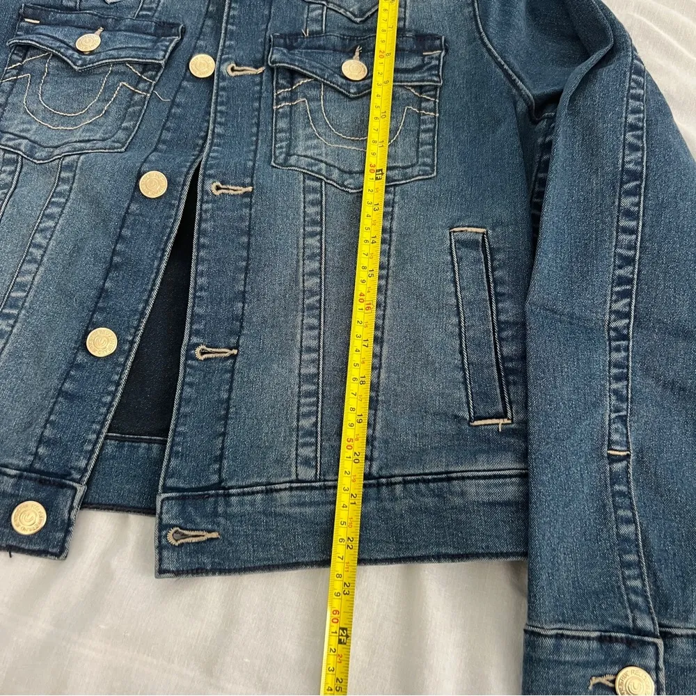 True religion Jesse Single Needle Slim Fit Denim Jacket - Image 7