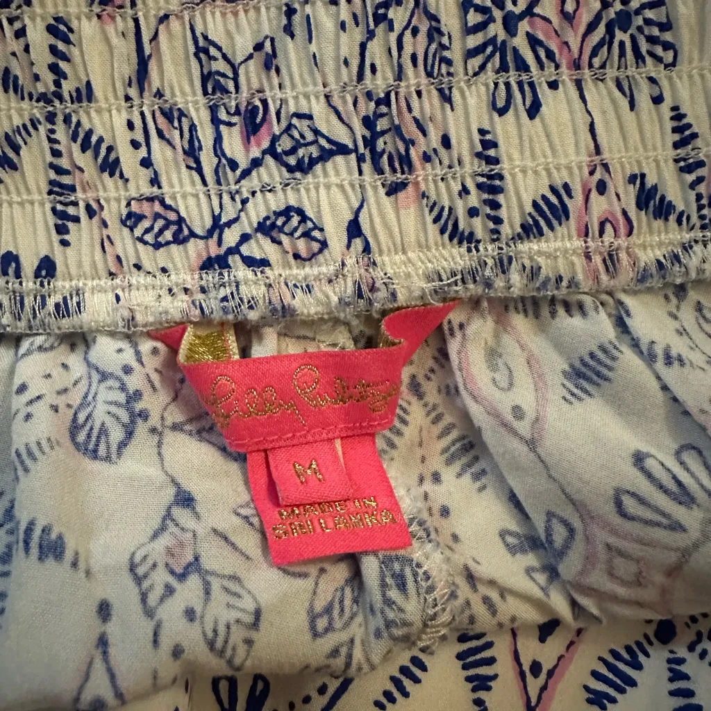 LILLY PULITZER Neilah Short 5” Resort White Time To Shine Engineered Short sz M - Image 5