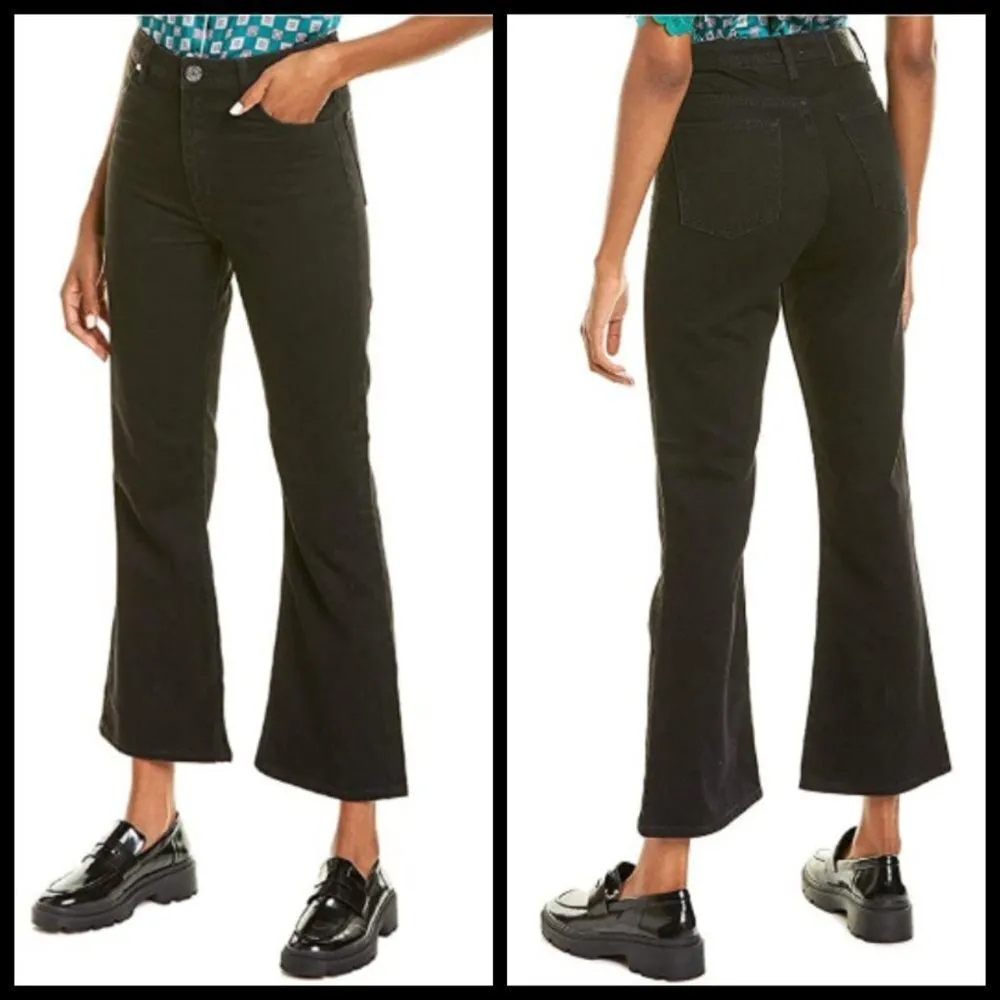 💕SANDRO💕 Rudolphe High Waist Flared Leg Jeans ~ Black 42 EU NWT - Image 5