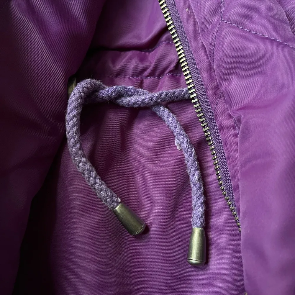 A Line Anne Klein Nylon Vest Purple Size Small - Image 3