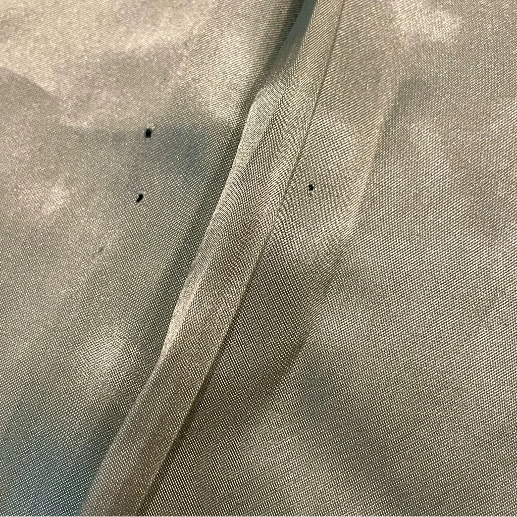 J Crew Y2K  Stripe Wool Blend Pea Coat Jacket Women 12 Quiet Luxury Old Money - Image 9