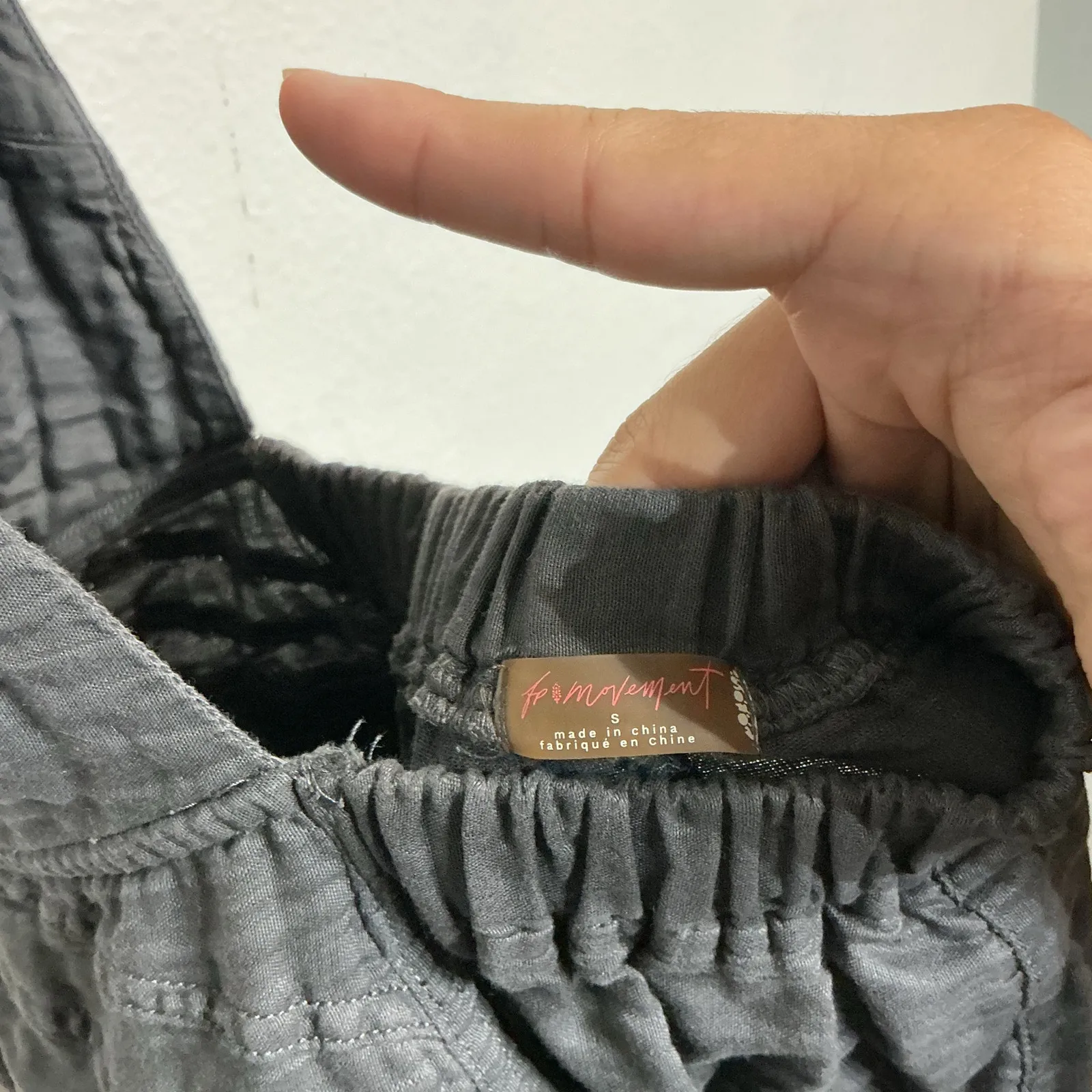 Free People Gray Huddle Up Jumpsuit Sz S - Image 6