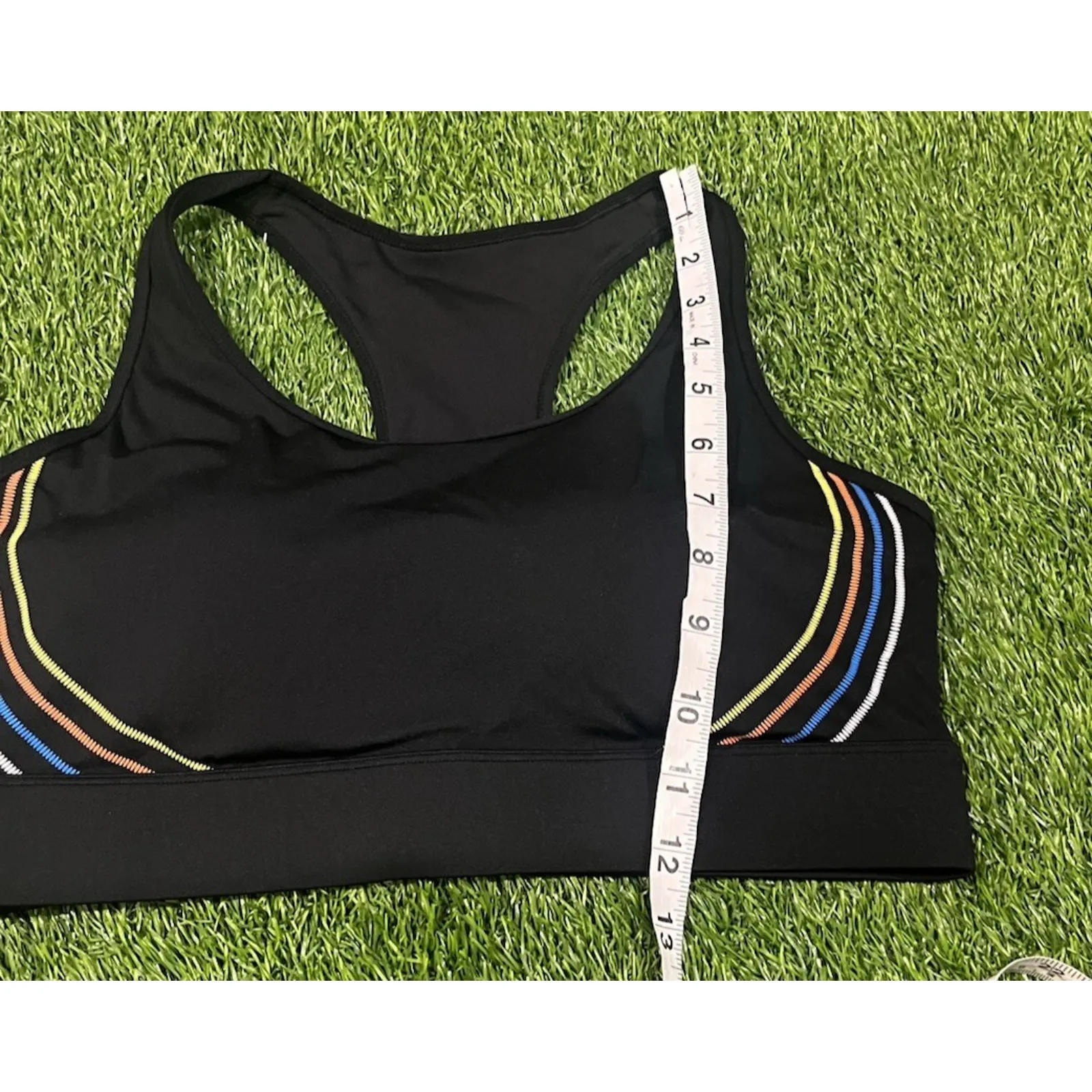 Zyia Lot Of 4 Sports BrasHigh Impact Racerback Black SZ Small - Image 5