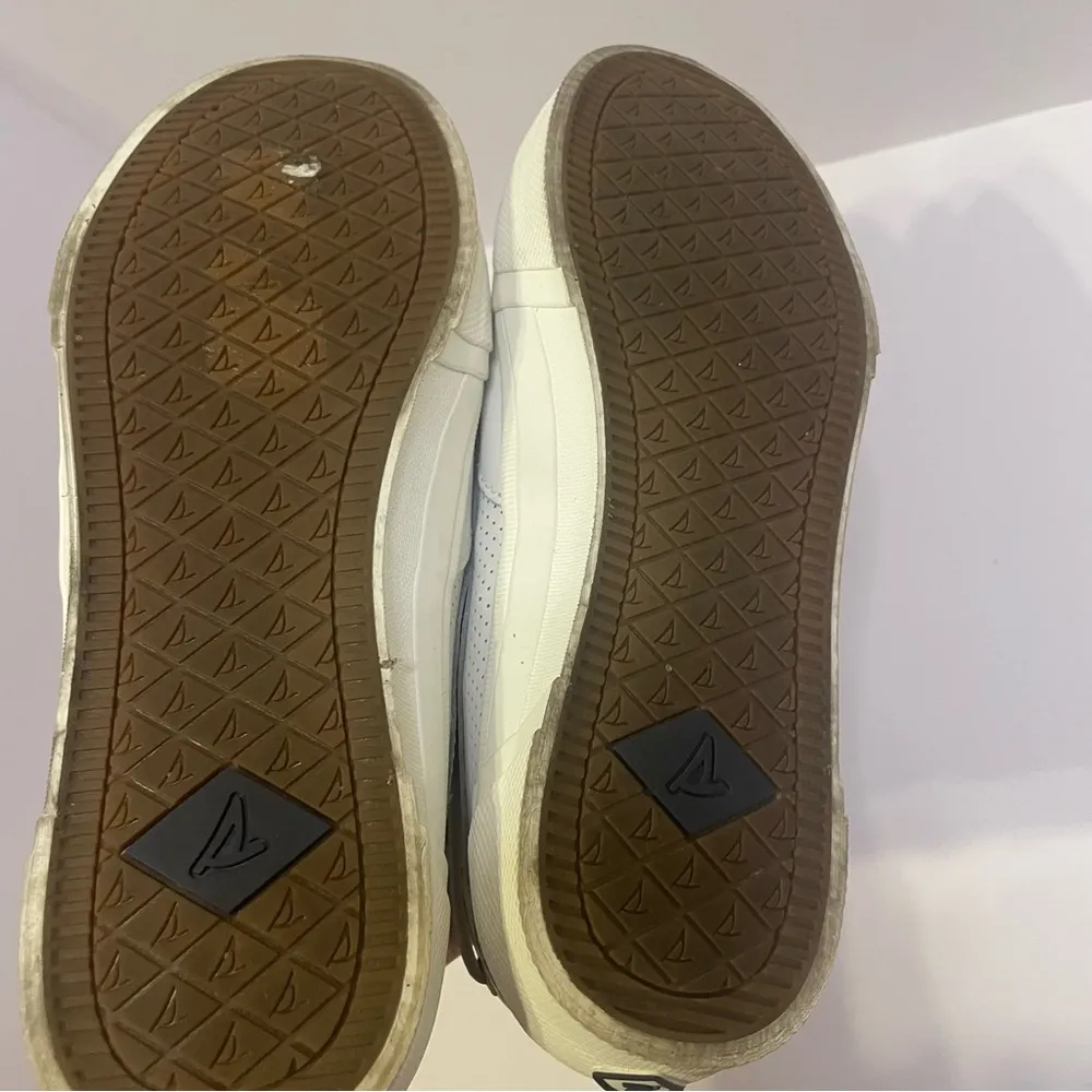 Women’s Sperry Soletide White Boat Shoes - Image 6