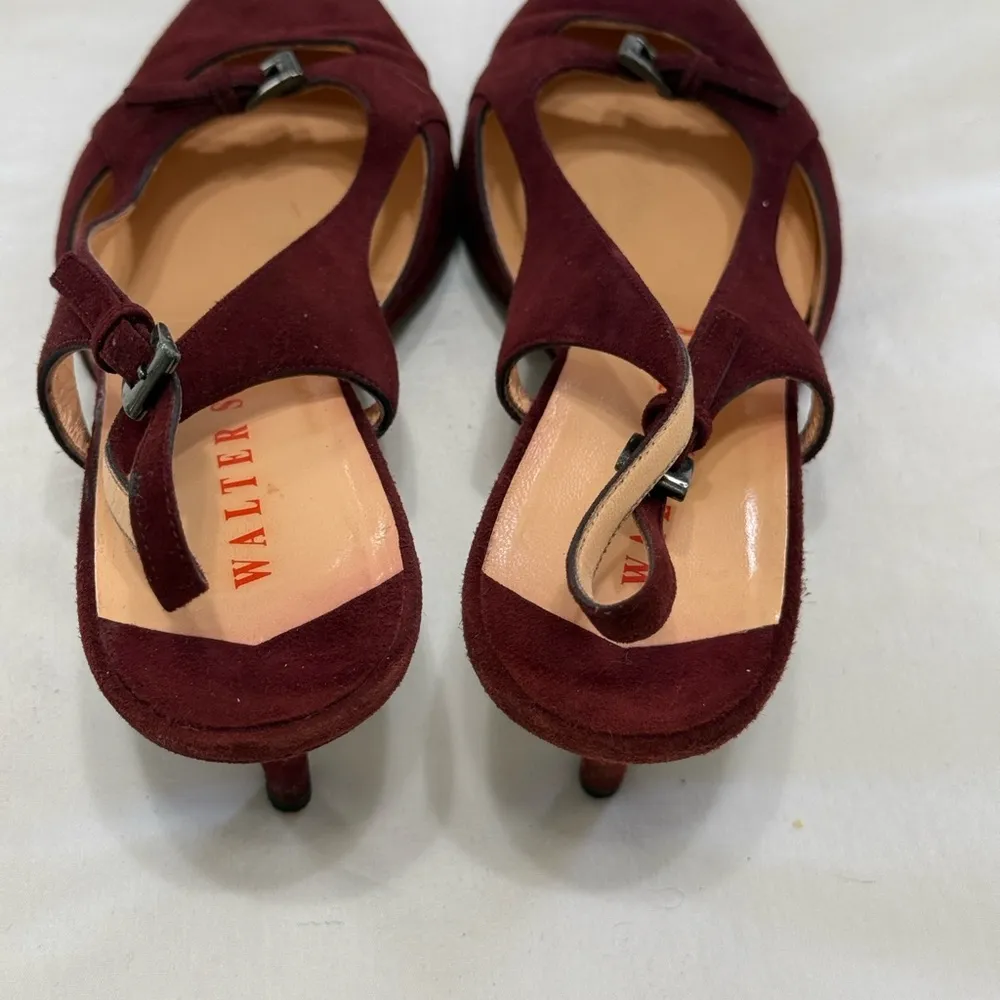 Walter Steiger Burgundy Women's Shoes Size 9 - Image 5