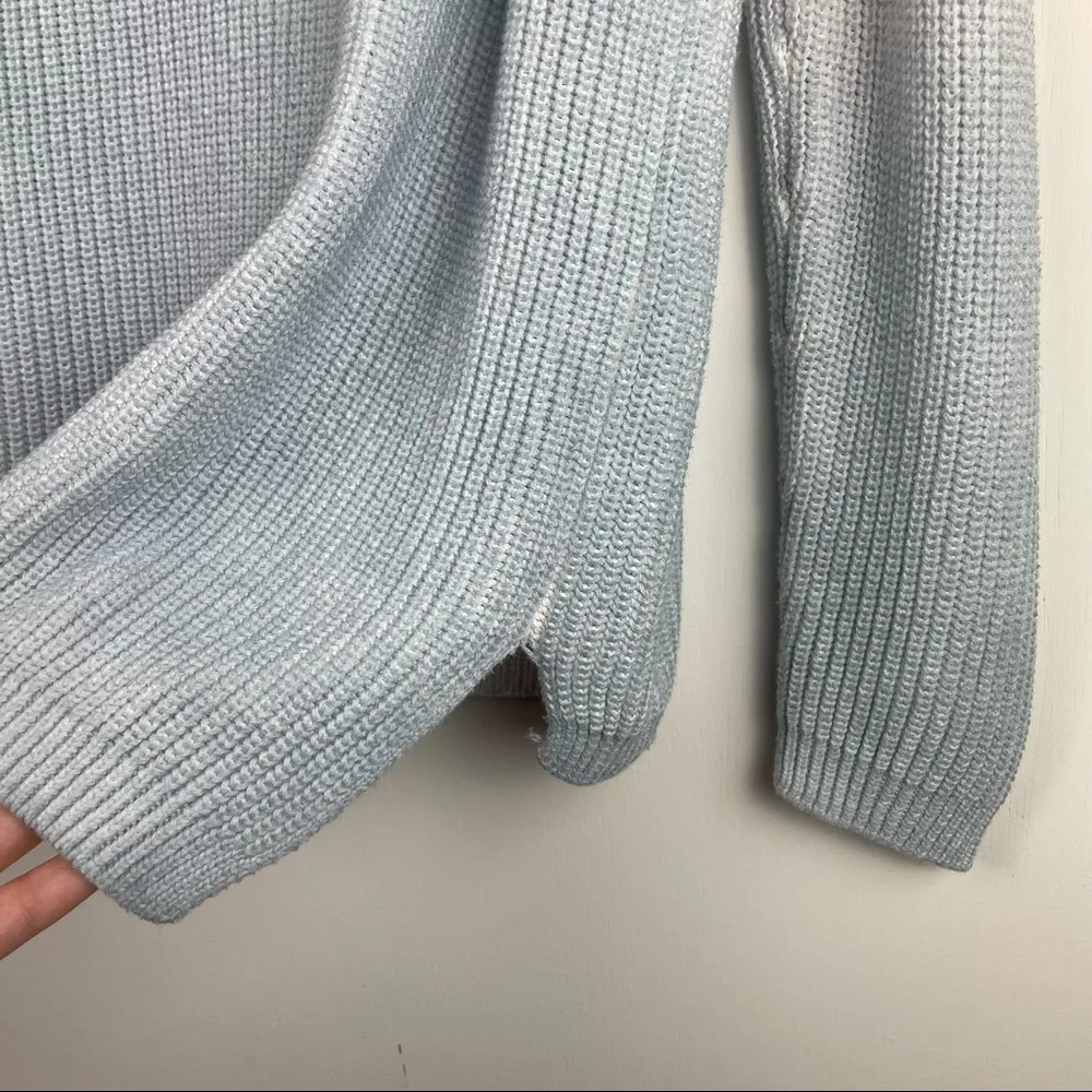 Revolve 525 America Emma Shaker Sweater Ombre Tie Dye Cotton Sz Small Boho Pink - Image 7