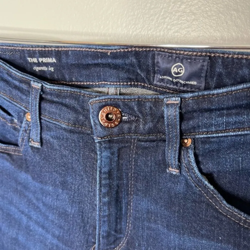 Adriano Goldschmied AG prima jet setter blue jeans zipper women size 26 regular - Image 6