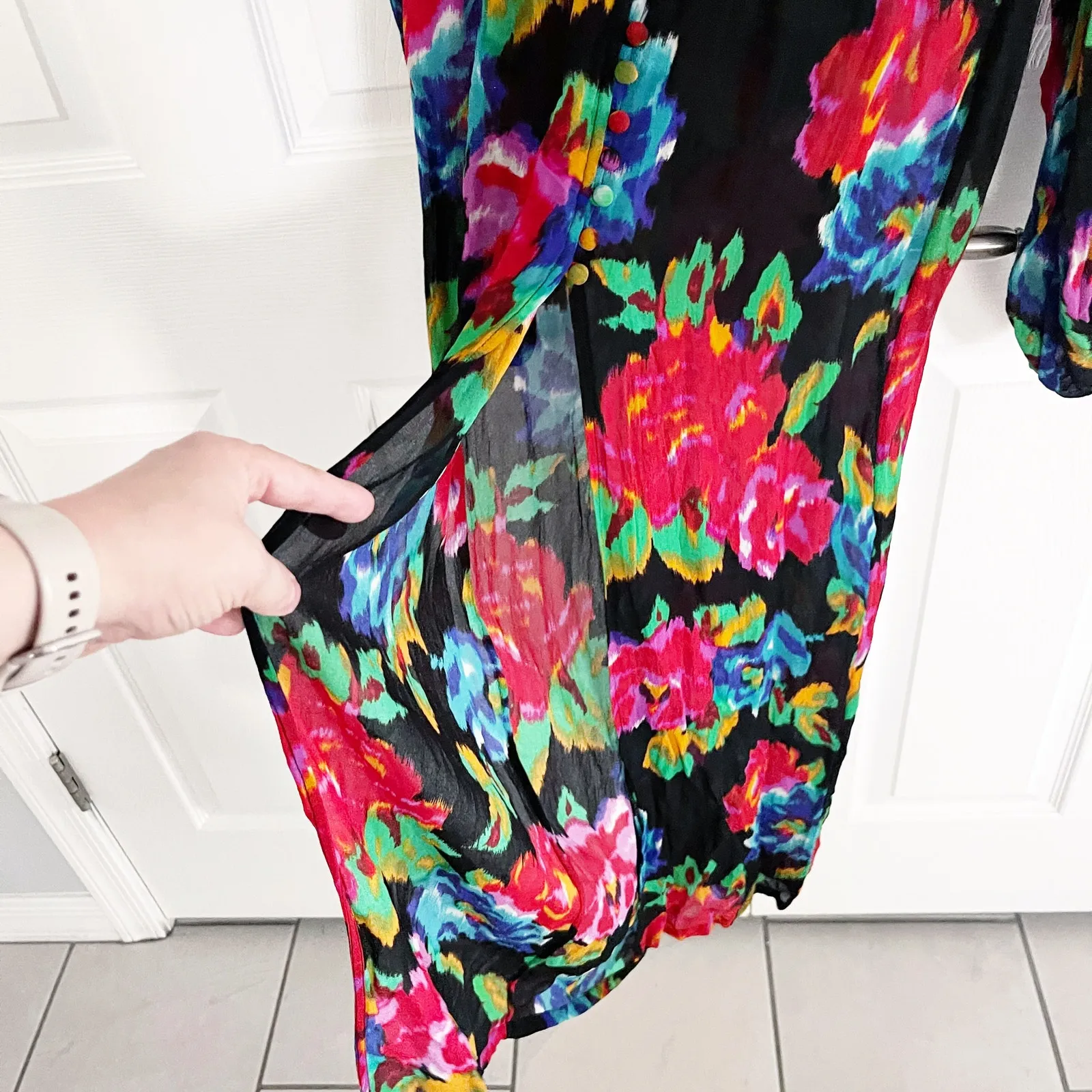 Rat & Boa Ferreira Floral Sheer Maxi Dress - Image 9