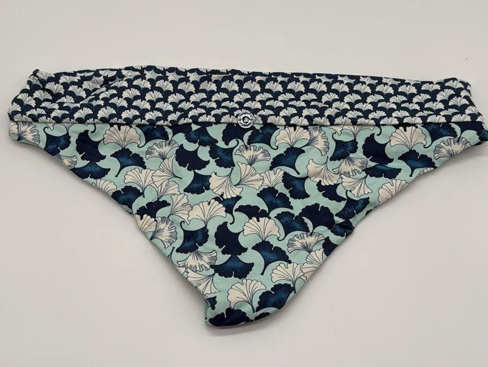 OndadeMar Lotto Banded Bikini Bottoms Size Large Blue - Image 7