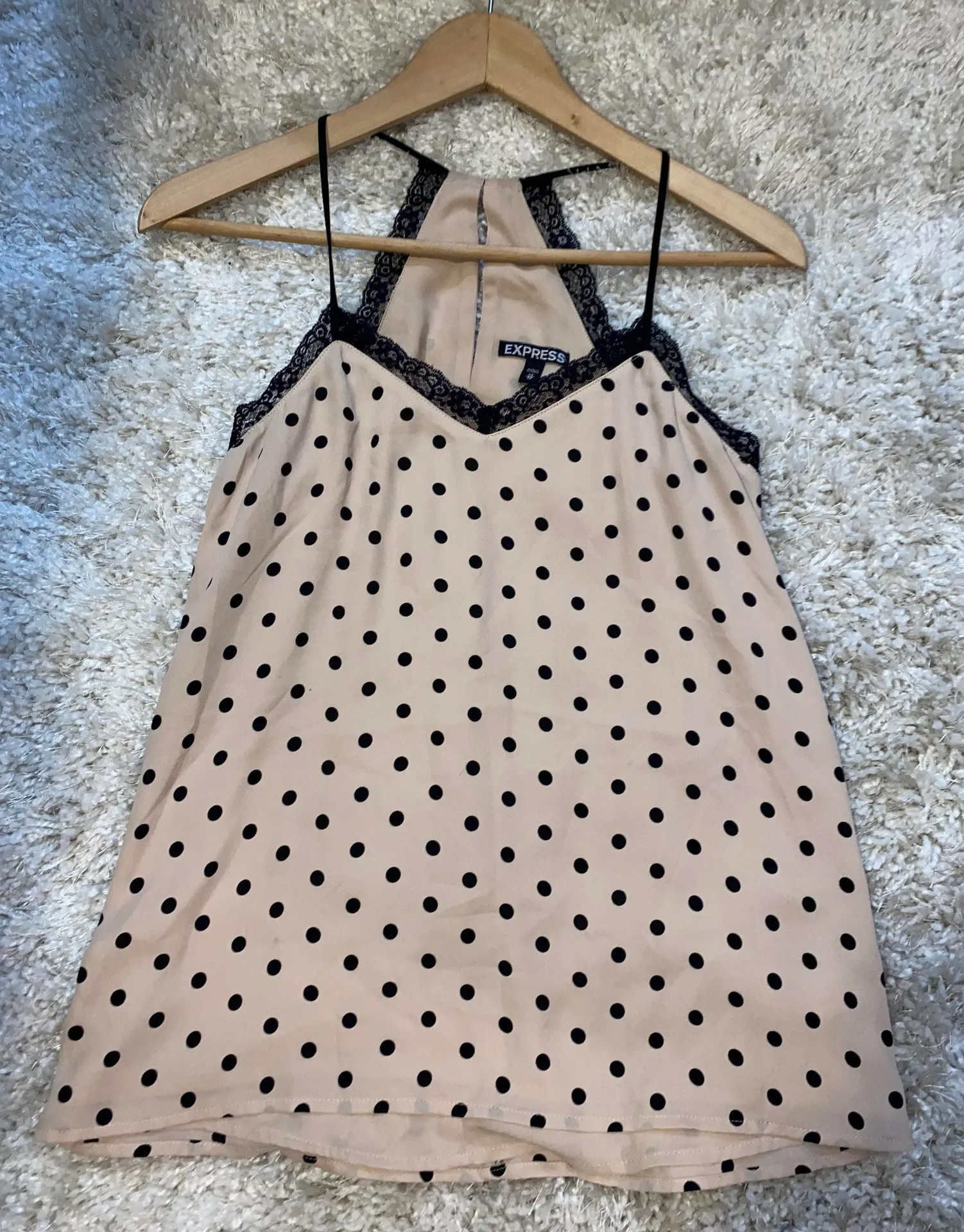 Black Polka Dot Tank Top - Image 2