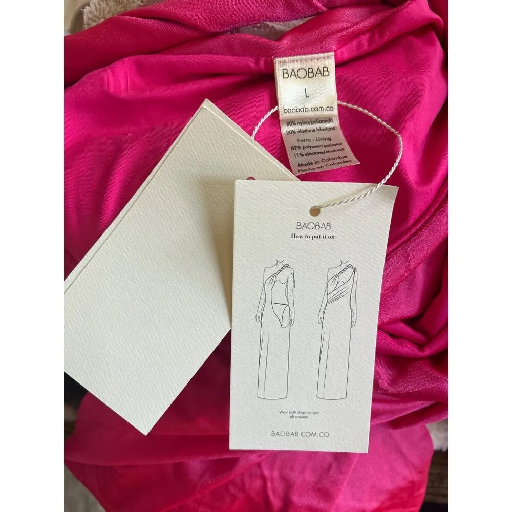 Baobab Lia Maxi Dress Pink Size L - Image 9