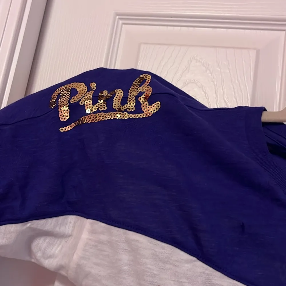 Victoria's Secret PINK Sequin T-Shirt - Image 4