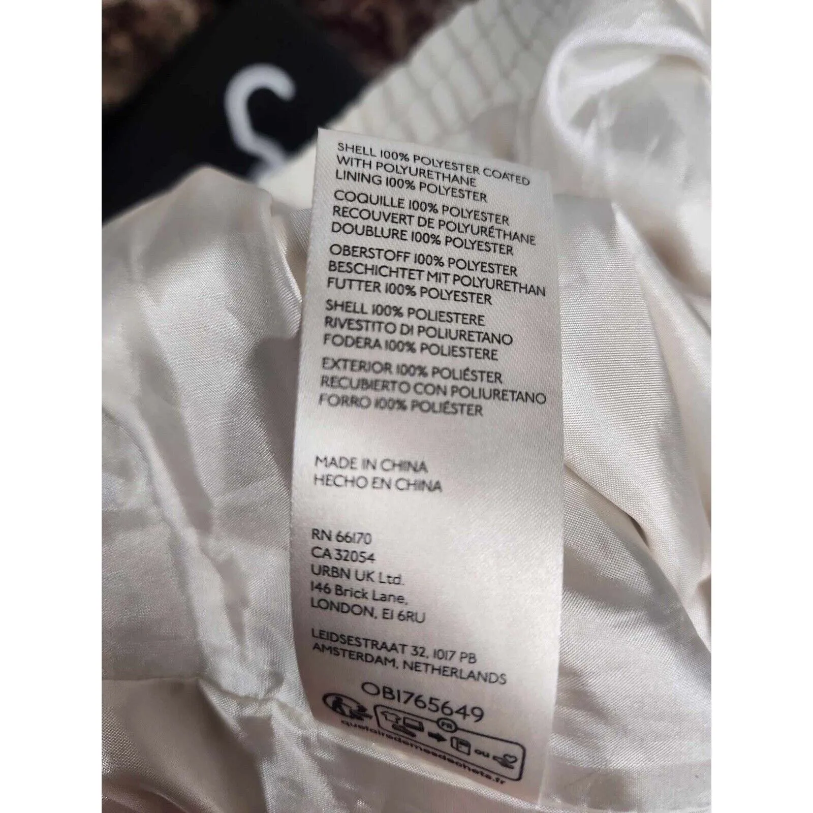 Anthropologie Maeve Maeve Oversized Faux Leather Bomber Jacket Size S - Image 9