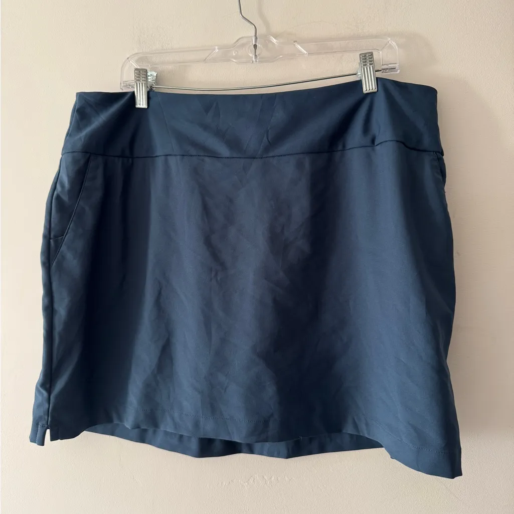 Adidas Blue Ultimate365 Solid Golf Skort HA3403 - Image 2