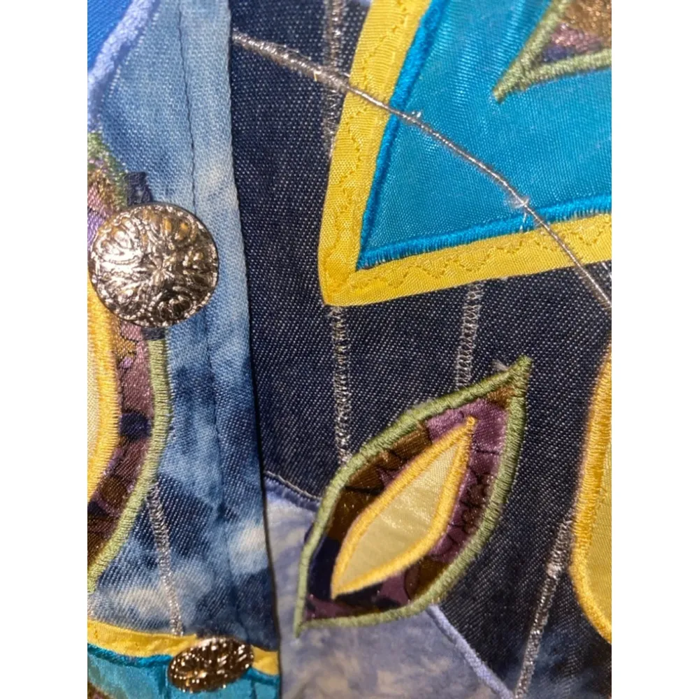 Women's Draper's & Damon's Jacket Size PS Blue - Image 3