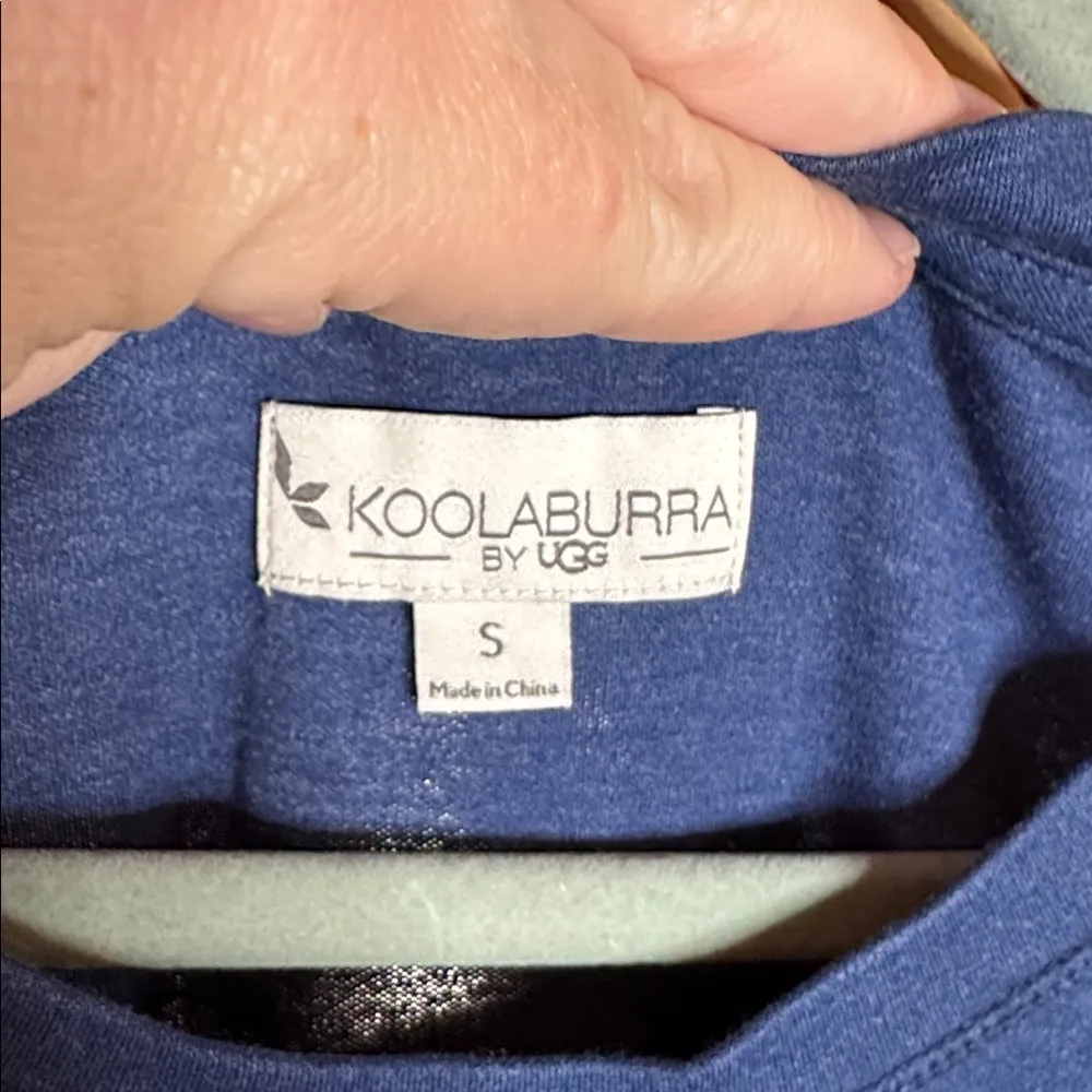 NWOT Koolaburra by UGG Navy Blue Sleeveless Tank Top & Cropped Pants Size Small - Image 5