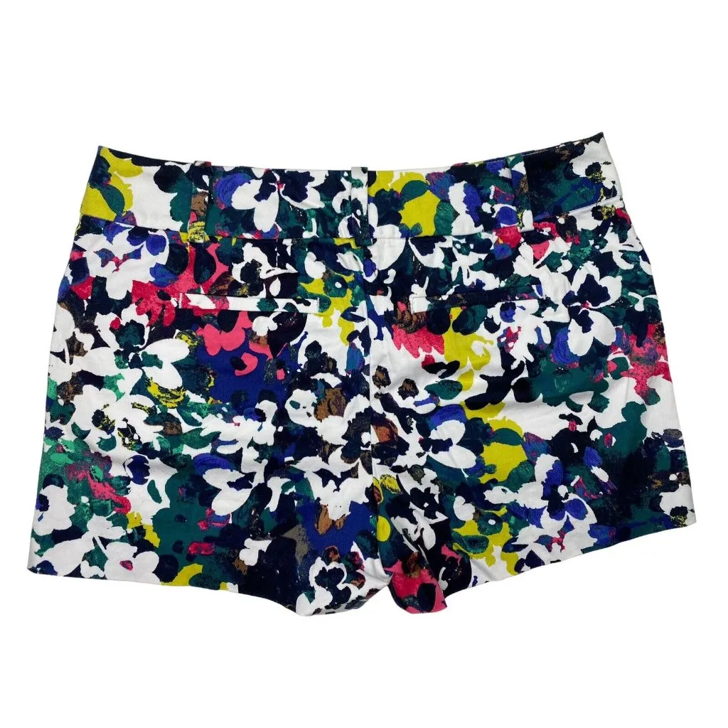 Ann Taylor‎ Petite Womens Floral Shorts Size 8P Multicolor Spring Summer - Image 6